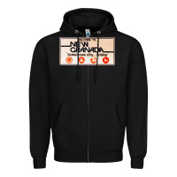 Black welcome to new granada! Zipper Hoodie - PixelFlow