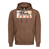 Chestnut welcome to new granada! Zipper Hoodie - PixelFlow