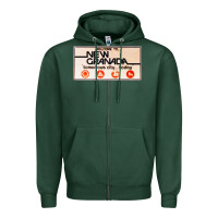 Sports Green welcome to new granada! Zipper Hoodie - PixelFlow