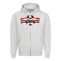 Dove Grey Old Rock 1976 Clash Zipper Hoodie - PixelFlow