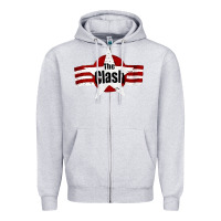 Heather Grey Old Rock 1976 Clash Zipper Hoodie - PixelFlow