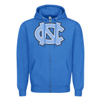 True Royal unc tar heels Zipper Hoodie - PixelFlow