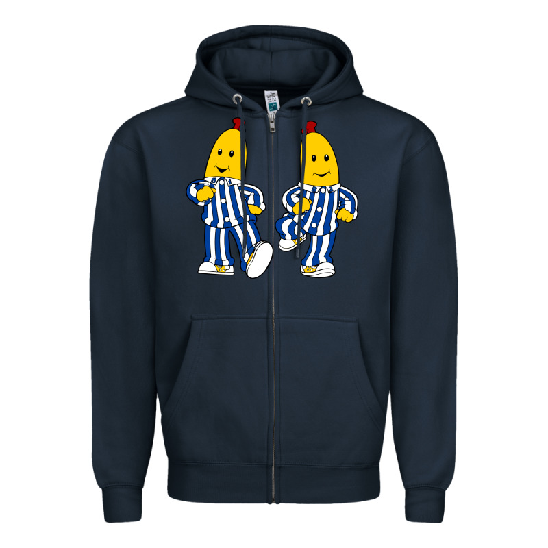 Bananas Double Zipper Hoodie by PixelFlow | Teevron