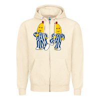Sandshell bananas double Zipper Hoodie - PixelFlow