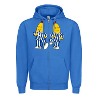 True Royal bananas double Zipper Hoodie - PixelFlow