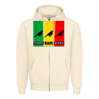 Sandshell THREE LITTLE BIRDS Zipper Hoodie - PixelFlow
