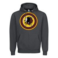 Smoke the indian red skins clasic Zipper Hoodie - PixelFlow