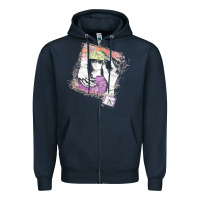 Navy Kim Mitchell, the Kim Mitchell, Kim Mitchell art, Kim Mitchell vintage Zipper Hoodie - PixelFlow