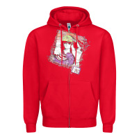Red Kim Mitchell, the Kim Mitchell, Kim Mitchell art, Kim Mitchell vintage Zipper Hoodie - PixelFlow