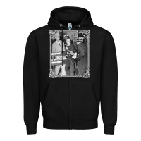 Black Lee Harvey Oswald and the Jack Ru Zipper Hoodie - PixelFlow