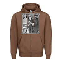 Chestnut Lee Harvey Oswald and the Jack Ru Zipper Hoodie - PixelFlow