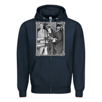 Navy Lee Harvey Oswald and the Jack Ru Zipper Hoodie - PixelFlow
