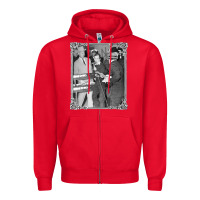 Red Lee Harvey Oswald and the Jack Ru Zipper Hoodie - PixelFlow