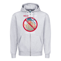 Heather Grey i am a mom against cat boys Zipper Hoodie - PixelFlow