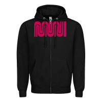 Black sf muni bart    muni Zipper Hoodie - PixelFlow