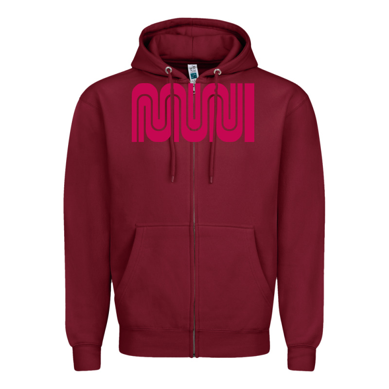 Sf Muni Bart    Muni Zipper Hoodie by PixelFlow | Teevron
