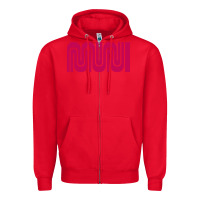 Red sf muni bart    muni Zipper Hoodie - PixelFlow