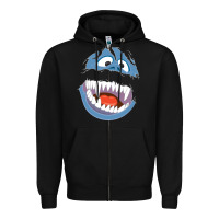 Black abominable bumble rudolph special Zipper Hoodie - PixelFlow