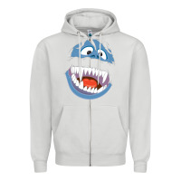 Dove Grey abominable bumble rudolph special Zipper Hoodie - PixelFlow