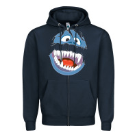 Navy abominable bumble rudolph special Zipper Hoodie - PixelFlow