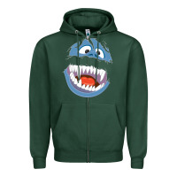 Sports Green abominable bumble rudolph special Zipper Hoodie - PixelFlow
