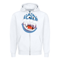 White abominable bumble rudolph special Zipper Hoodie - PixelFlow