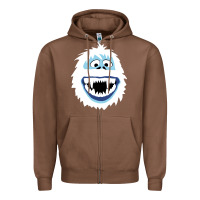 Chestnut bumble face Zipper Hoodie - PixelFlow