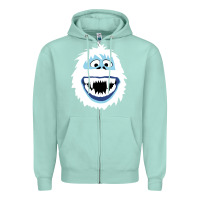 Seafoam bumble face Zipper Hoodie - PixelFlow