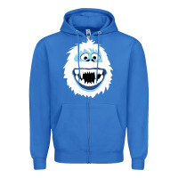 True Royal bumble face Zipper Hoodie - PixelFlow