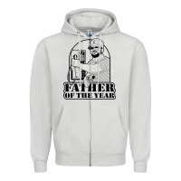 Dove Grey Gary Plauche Zipper Hoodie - PixelFlow