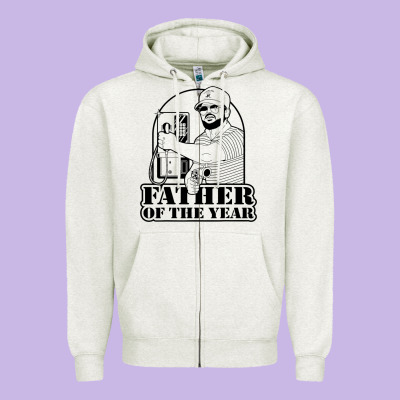Gary Plauche Zipper Hoodie Designed By Pixelflow