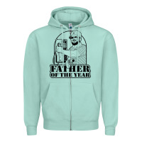 Seafoam Gary Plauche Zipper Hoodie - PixelFlow