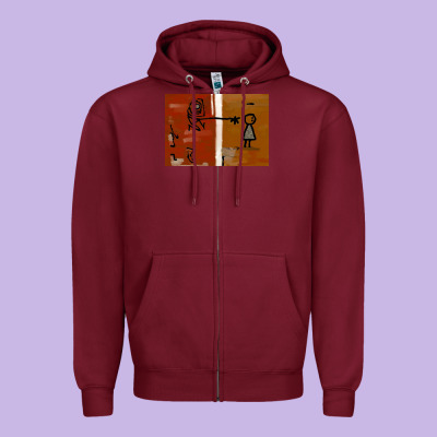 It’s Always Sunny Painting Zipper Hoodie Designed By Pixelflow