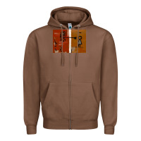 Chestnut It’s Always Sunny Painting Zipper Hoodie - PixelFlow