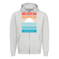 Dove Grey DAYMAN NIGHTMAN - It's Always Sunny Zipper Hoodie - PixelFlow