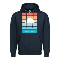 Navy DAYMAN NIGHTMAN - It's Always Sunny Zipper Hoodie - PixelFlow