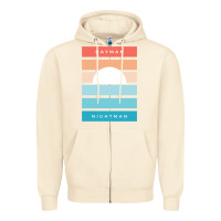 Sandshell DAYMAN NIGHTMAN - It's Always Sunny Zipper Hoodie - PixelFlow