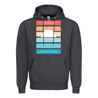 Smoke DAYMAN NIGHTMAN - It's Always Sunny Zipper Hoodie - PixelFlow