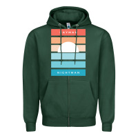 Sports Green DAYMAN NIGHTMAN - It's Always Sunny Zipper Hoodie - PixelFlow