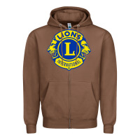 Chestnut lions clubs international classic Zipper Hoodie - PixelFlow