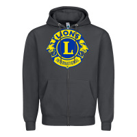 Smoke lions clubs international classic Zipper Hoodie - PixelFlow
