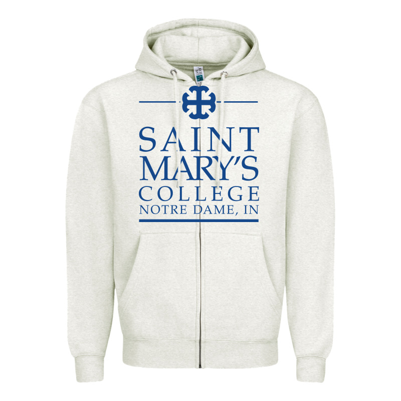 Saint Mary's College Belles Zipper Hoodie by PixelFlow | Teevron