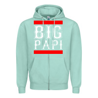 Seafoam big papi Zipper Hoodie - PixelFlow