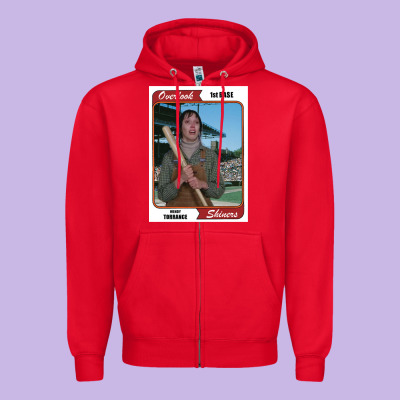 Wendy Torrance Vinatge Baseball Card Zipper Hoodie Designed By Pixelflow