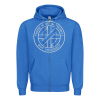 True Royal Crass   There Is No  Authority But Yourself Classic Zipper Hoodie - PixelFlow