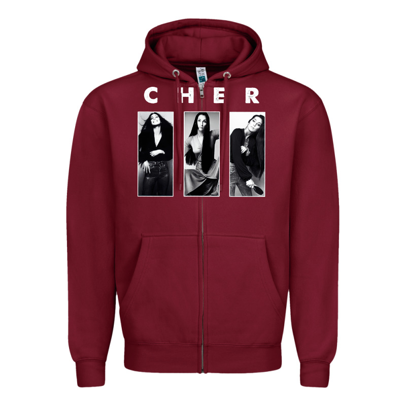 Cher, Cher Heart Of Stone, Cher Cher Cher Cher Cher, Cher Cher Cher Ch Zipper Hoodie by PixelFlow | Teevron