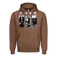 Chestnut Cher, Cher Heart of Stone, Cher Cher Cher Cher Cher, Cher Cher Cher Ch Zipper Hoodie - PixelFlow