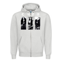 Dove Grey Cher, Cher Heart of Stone, Cher Cher Cher Cher Cher, Cher Cher Cher Ch Zipper Hoodie - PixelFlow