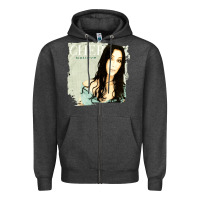 Charcoal Heather Cher Believe Tour, Cher Believe Tours, Cher, Believe, Tour, the Cher B Zipper Hoodie - PixelFlow