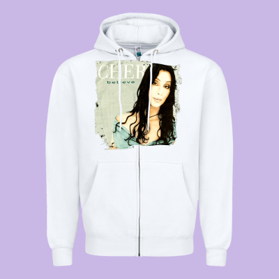 Cher Believe Tour, Cher Believe Tours, Cher, Believe, Tour, The Cher B Zipper Hoodie Designed By Pixelflow